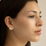 1.55 Ctw 14k Lab Grown Marquise Diamond Bezel Statement Earrings - Hala Ferkos Fine Jewelry