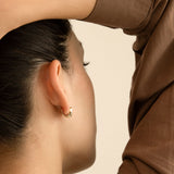 1.55 Ctw 14K Pear Lab Diamond Bezel Statement Stud Earrings - Adina Ferkos Fine Jewelry