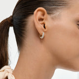 2.00 Ctw 14K Round Lab Grown Diamond Hoop Earrings - Katya Ferkos Fine Jewelry