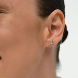1.30 Ctw 14k Mixed Shape Lab Grown Diamond Stud Earrings - Maura Ferkos Fine Jewelry