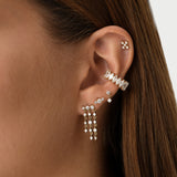 0.80 ctw 14K Gold Marquise Lab Grown Diamond Hinged Ear Cuff