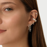 0.80 ctw 14K Gold Marquise Lab Grown Diamond Hinged Ear Cuff