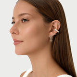 0.80 ctw 14K Gold Marquise Lab Grown Diamond Hinged Ear Cuff