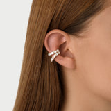 1.75 ctw 14K Gold Multi-Shape Lab Grown Diamond Hinged Ear Cuff Ferkos Fine Jewelry