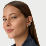 0.70 ctw 14K Gold Marquise Lab Grown Diamond Hinged Ear Cuff