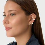 0.70 ctw 14K Gold Marquise Lab Grown Diamond Hinged Ear Cuff