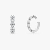 0.70 ctw 14K Gold Marquise Lab Grown Diamond Hinged Ear Cuff