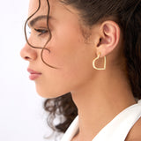 14K Heart Hoop Earrings Ferkos Fine Jewelry