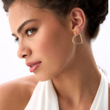 14K Heart Hoop Earrings Ferkos Fine Jewelry