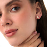 14K Gold X Stud Earrings Ferkos Fine Jewelry