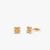 14K Bubble Cluster Stud Earrings Ferkos Fine Jewelry