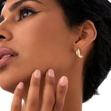 14K Gold Chunky Twisted Hoop Earrings Ferkos Fine Jewelry