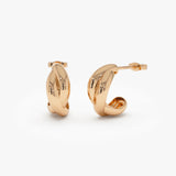 14K Gold Chunky Twisted Hoop Earrings Ferkos Fine Jewelry
