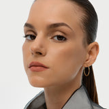 14k Gold Hoop Earrings – 24MM Ferkos Fine Jewelry