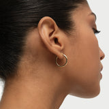 14k Gold Hoop Earrings – 20MM