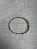 14K Gold Triple Row Diamond Hinged Bangle Ferkos Fine Jewelry