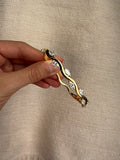 14K Gold Lab Grown Diamond Statement Wave Bracelet Ferkos Fine Jewelry