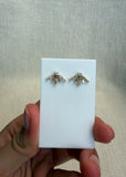 14K Gold Diamond Ray Stud Earrings Ferkos Fine Jewelry
