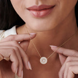 14k Rose Illusion Setting Solitaire Diamond in Halo Setting
