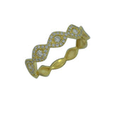 14K Gold Round Diamond Marquise Halo Half Eternity Ring