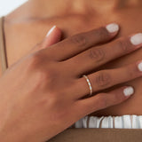 14k Bar Setting Baguette Diamond Eternity Ring  Ferkos Fine Jewelry
