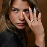 1.50 ctw 14k Oval Shape Lab-Grown Diamond Three Stone Engagement Ring - Serena  Ferkos Fine Jewelry