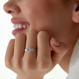 1.50 ctw 14k Round Lab Grown Diamond Three Stone Engagement Ring - Grace  Ferkos Fine Jewelry