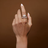 2.30 ctw 14k Pear Shape Horizontal Full Eternity Lab Grown Diamond Ring - Mia  Ferkos Fine Jewelry