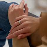 0.75 - 1.50 ctw 14k Bezel Setting Emerald Cut Lab Grown Diamond Engagement Ring - Anna  Ferkos Fine Jewelry