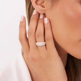 14k Chunky Dome Pave Setting Statement Diamond Ring  Ferkos Fine Jewelry