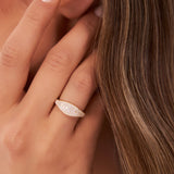 14k Glamorous Pave Setting Diamond Ring  Ferkos Fine Jewelry
