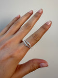 14K Gold Marquise Botanical Inspired Statement Ring