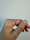 14K Gold Marquise Botanical Inspired Statement Ring