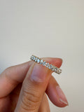 14K Gold Shared Prong Diamond Anniversary Band