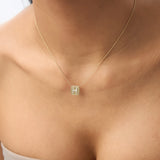 14k Solid Gold Diamond Letter Necklace  Ferkos Fine Jewelry
