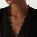 14k Layering Diamond Compass Charm Necklace  Ferkos Fine Jewelry