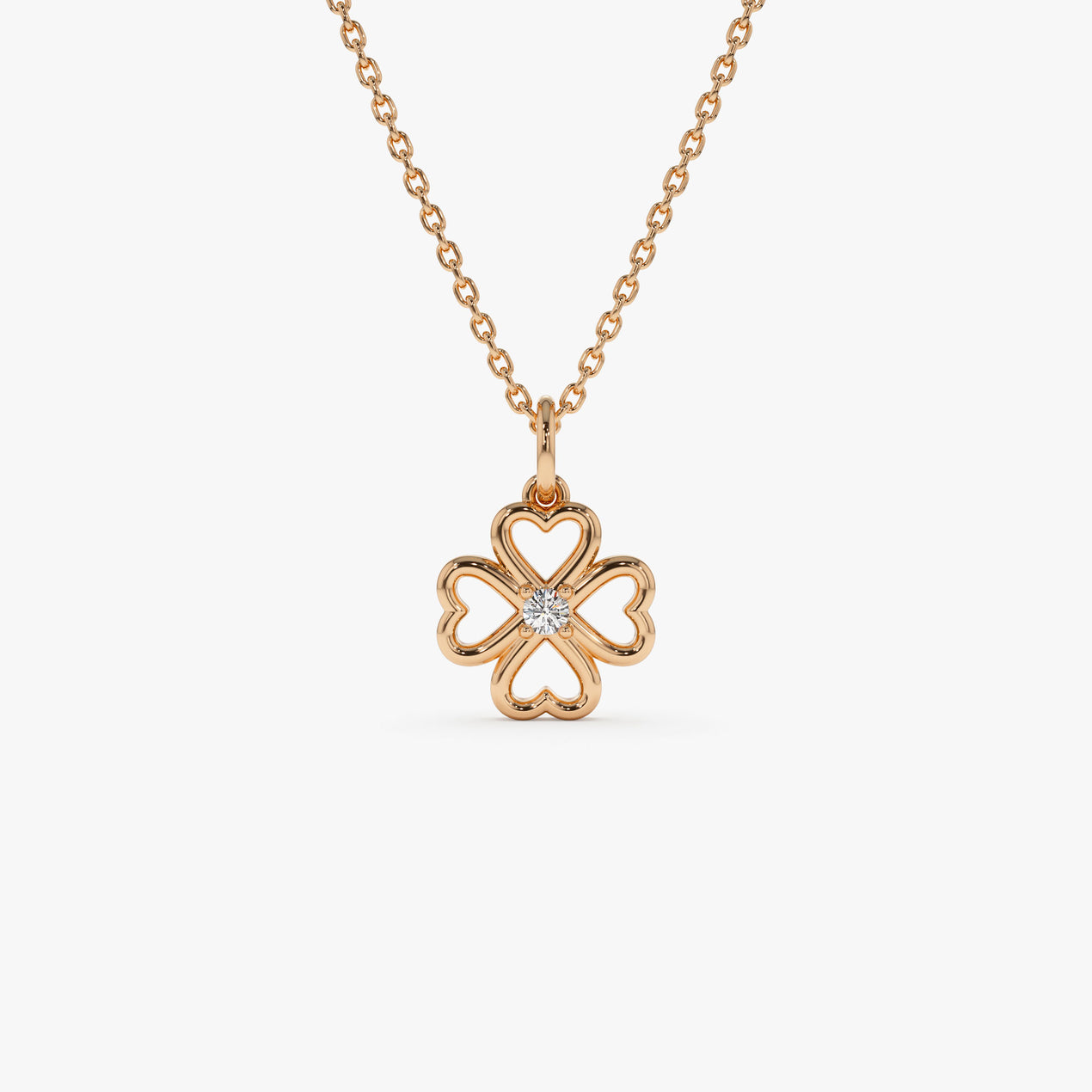 14k Gold Heart Necklace – FERKOS FJ