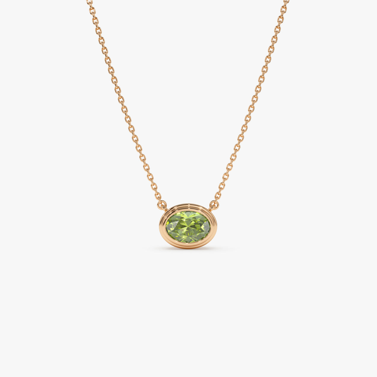 Gold peridot pendant online