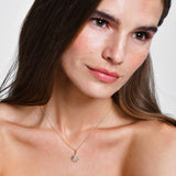 14k Baguette Diamond Sunburst Necklace Ferkos Fine Jewelry