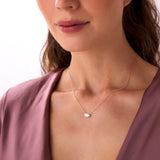 1.00 Ctw 14k Prong Setting Marquise Shape Lab Grown Diamond Solitaire Necklace - Lilia Ferkos Fine Jewelry