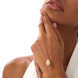 2.25 Ctw 14k Pear Shaped Fancy Intense Yellow Lab Grown Diamond Necklace - Queen Ferkos Fine Jewelry