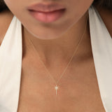 14K Gold Diamond North Star Necklace Ferkos Fine Jewelry