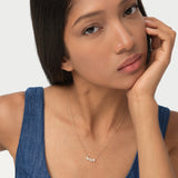 14K Pear Shape Lab Grown Cluster Diamond Necklace - Naya Ferkos Fine Jewelry