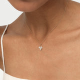 14K Pear Lab Grown Diamond Necklace - Banu Ferkos Fine Jewelry