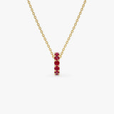 14k Ruby Rondelle Charm Ferkos Fine Jewelry