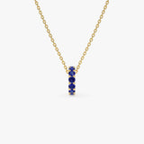 14k Sapphire Rondelle Charm Ferkos Fine Jewelry