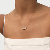 14K Oval Lab Diamond Necklace - Aida Ferkos Fine Jewelry