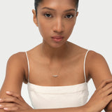 14K Oval Lab Diamond Necklace - Aida Ferkos Fine Jewelry