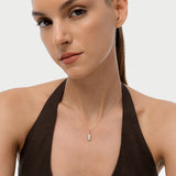 1 CTW 14k Marquise Shape Lab Grown Diamond Pendant Necklace - Daku Ferkos Fine Jewelry