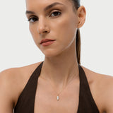 1 CTW 14k Marquise Shape Lab Grown Diamond Pendant Necklace - Daku Ferkos Fine Jewelry